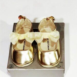 Stuart Weitzman "My First Weitzman" Bow Ballet Flats - infant size 3 (6-9m)